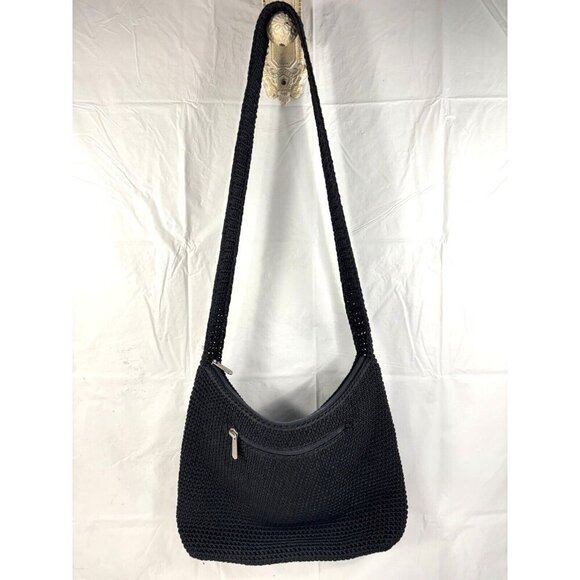 The Sak Black Knit Shoulder Bag - Picture 2 of 6